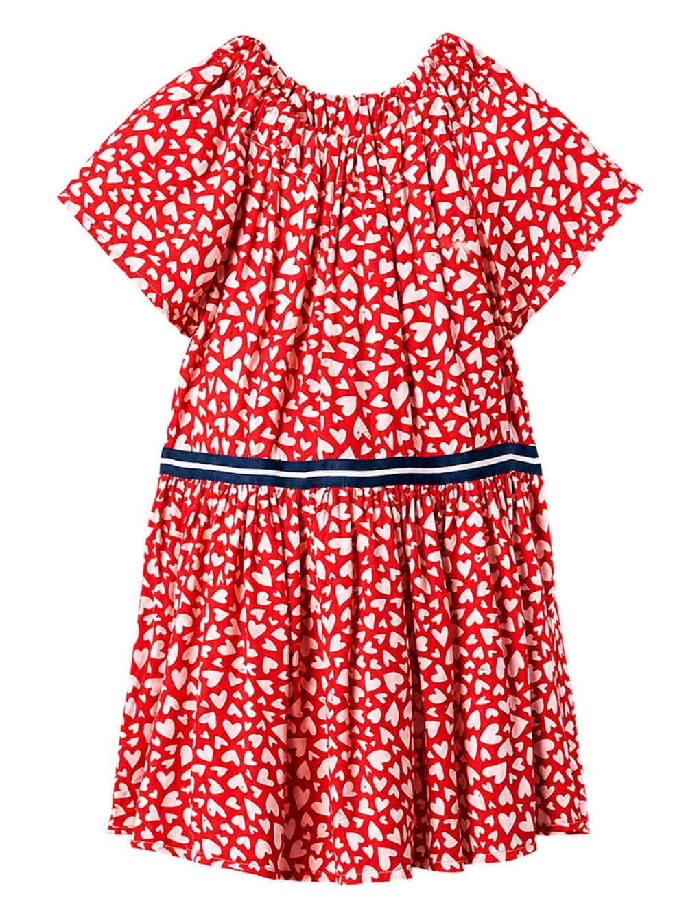 Size 7 Gymboree Short Sleeve Heart Dress